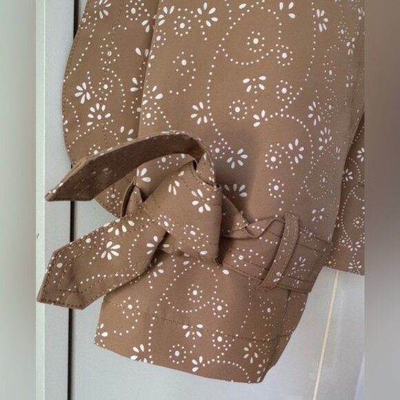 NWT Size XL - By Anthropologie Floral Cutwork Crop Trench Jacket (NWT US$ 168) - Picture 14 of 15